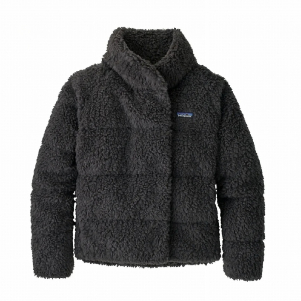 🩶🖤 Women's Recycled High Pile Fleece Down Jacket